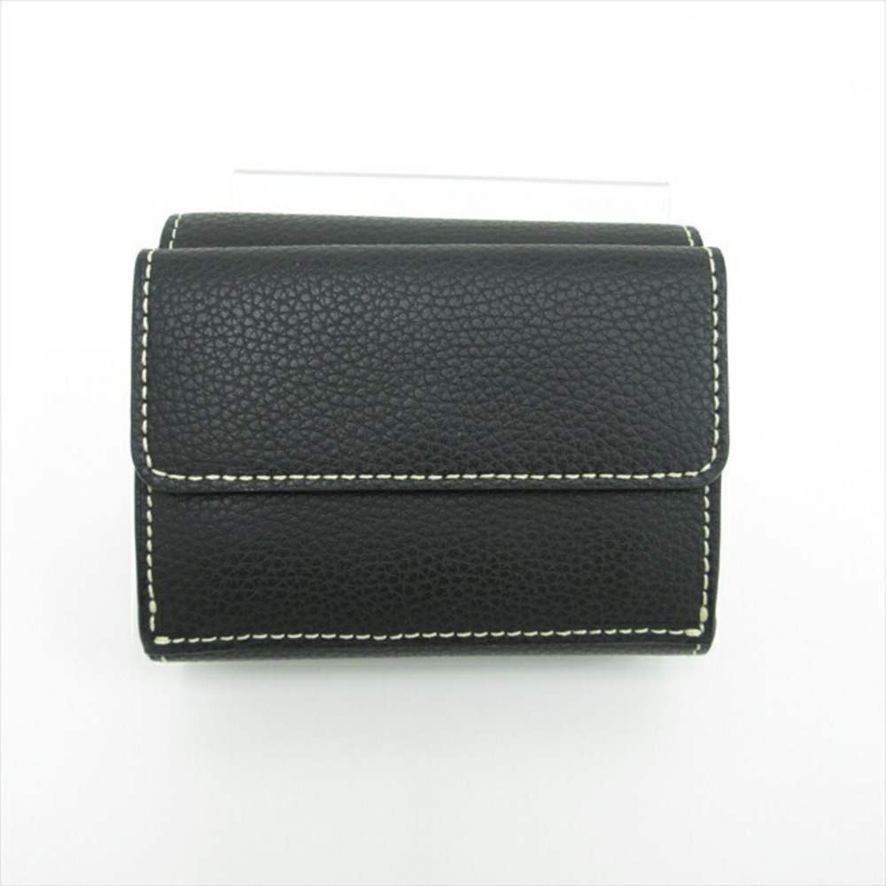 Chloe Leather Black Wallet Darryl Tri